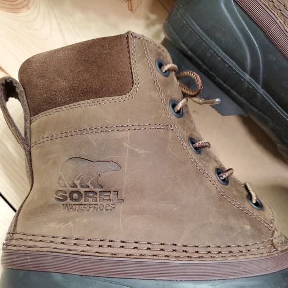 Sorel Cheyanne II Waterproof Duck Boots Leather Unisex M 8.5/W 10.5/EU 41.5 - Picture 8 of 15
